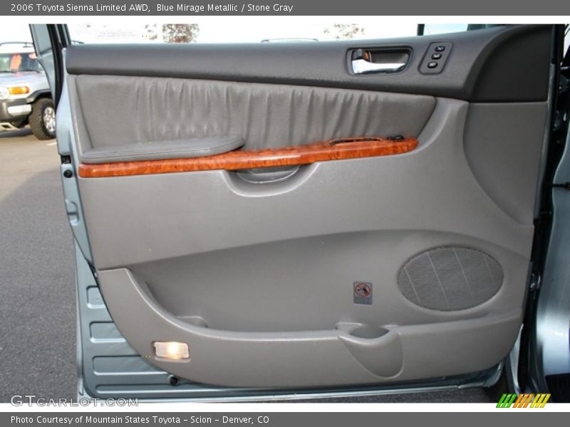 Blue Mirage Metallic / Stone Gray 2006 Toyota Sienna Limited AWD