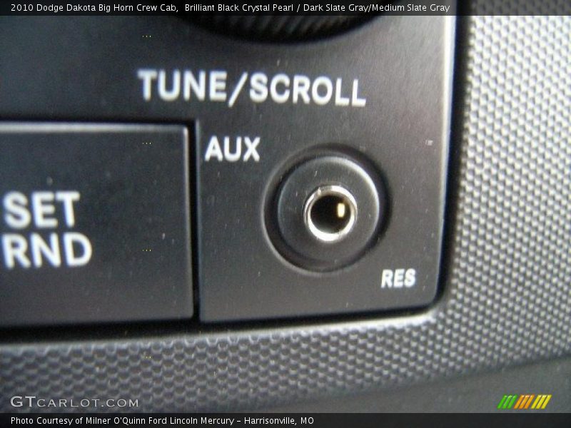 Brilliant Black Crystal Pearl / Dark Slate Gray/Medium Slate Gray 2010 Dodge Dakota Big Horn Crew Cab