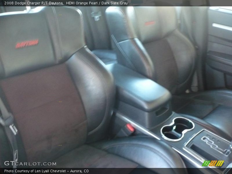HEMI Orange Pearl / Dark Slate Gray 2008 Dodge Charger R/T Daytona