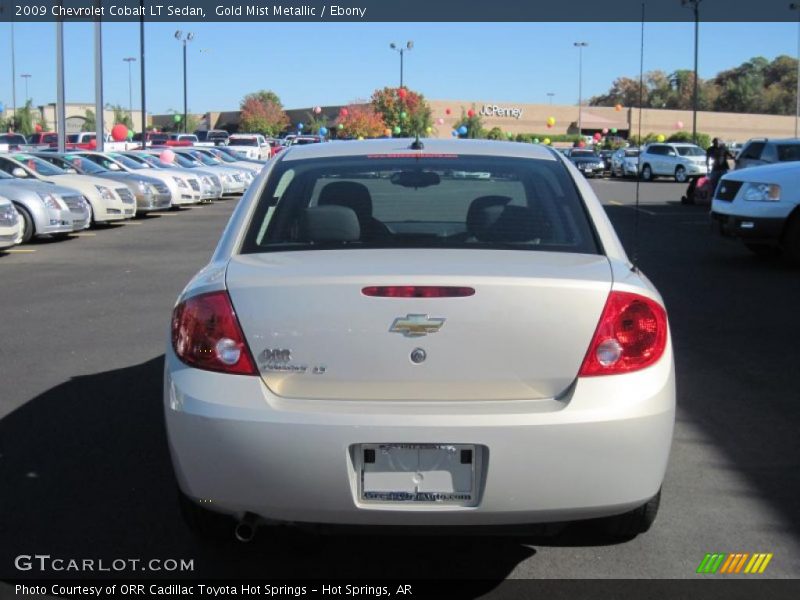 Gold Mist Metallic / Ebony 2009 Chevrolet Cobalt LT Sedan