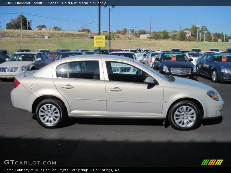 Gold Mist Metallic / Ebony 2009 Chevrolet Cobalt LT Sedan