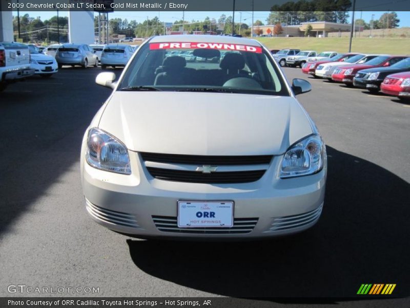 Gold Mist Metallic / Ebony 2009 Chevrolet Cobalt LT Sedan