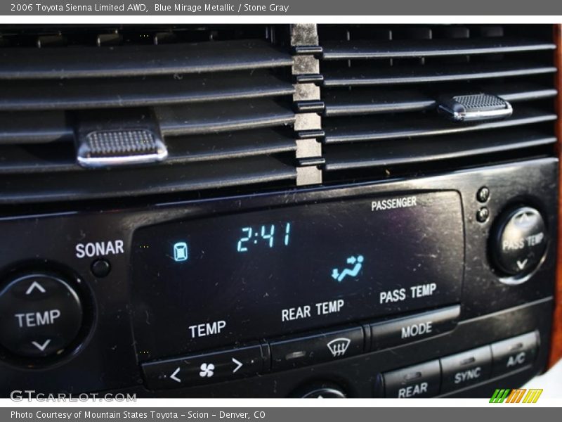 Blue Mirage Metallic / Stone Gray 2006 Toyota Sienna Limited AWD