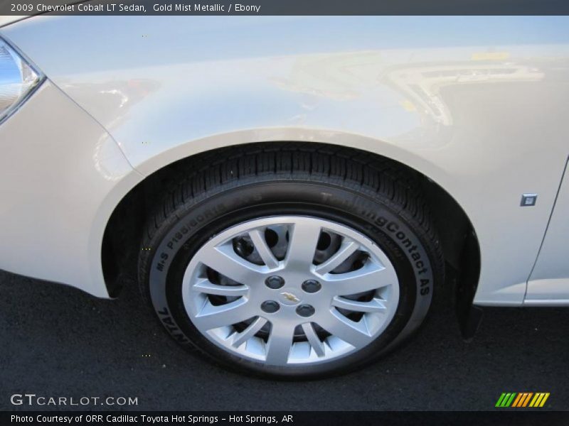 Gold Mist Metallic / Ebony 2009 Chevrolet Cobalt LT Sedan