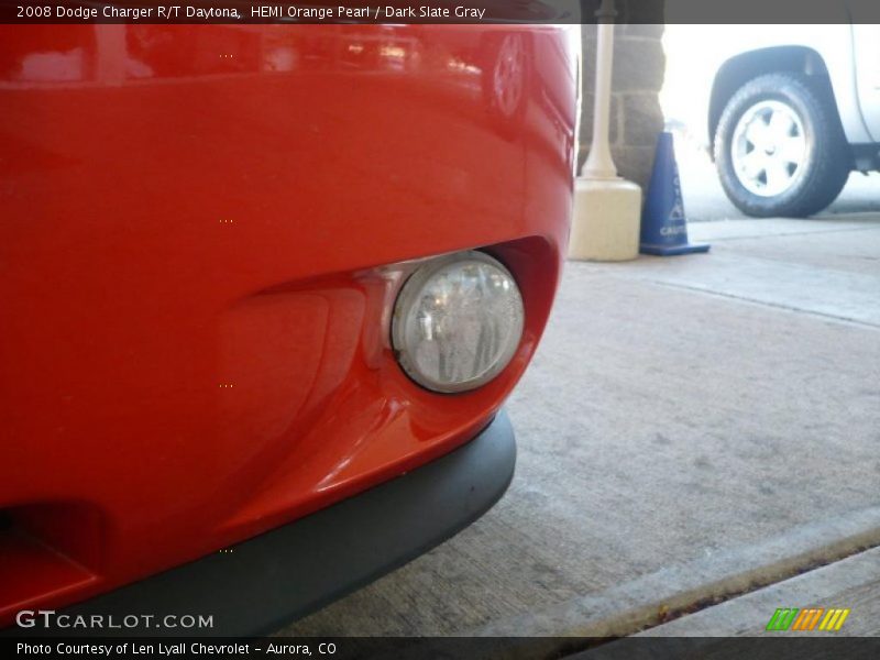 HEMI Orange Pearl / Dark Slate Gray 2008 Dodge Charger R/T Daytona