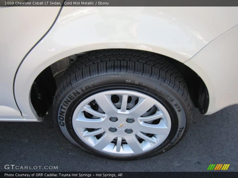Gold Mist Metallic / Ebony 2009 Chevrolet Cobalt LT Sedan