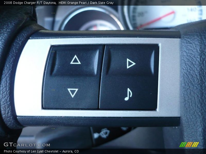 HEMI Orange Pearl / Dark Slate Gray 2008 Dodge Charger R/T Daytona
