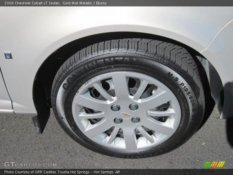 Gold Mist Metallic / Ebony 2009 Chevrolet Cobalt LT Sedan