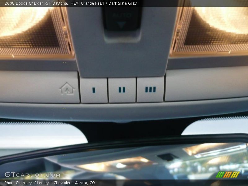 HEMI Orange Pearl / Dark Slate Gray 2008 Dodge Charger R/T Daytona