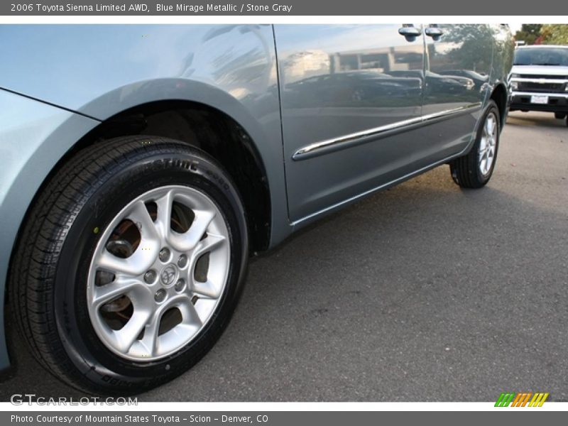 Blue Mirage Metallic / Stone Gray 2006 Toyota Sienna Limited AWD