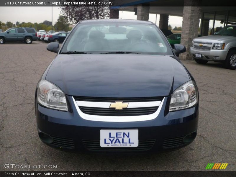 Imperial Blue Metallic / Gray 2010 Chevrolet Cobalt LT Coupe