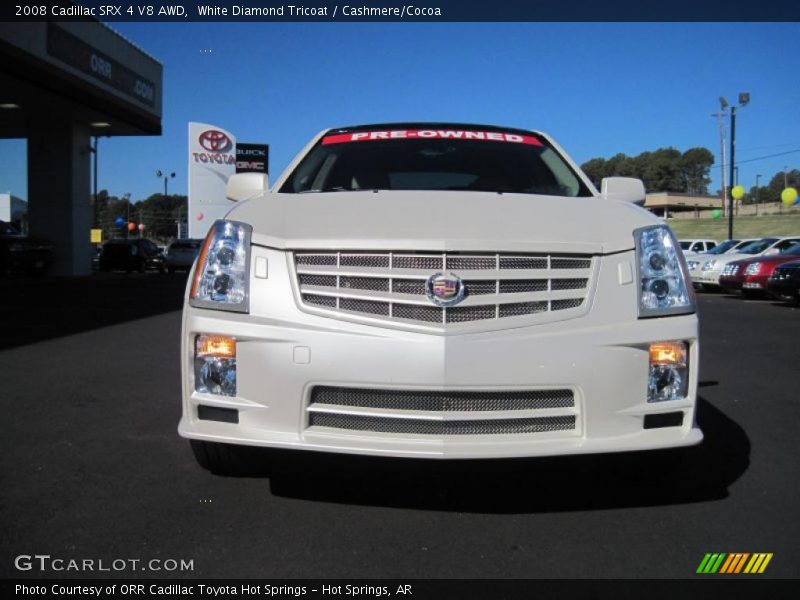 White Diamond Tricoat / Cashmere/Cocoa 2008 Cadillac SRX 4 V8 AWD