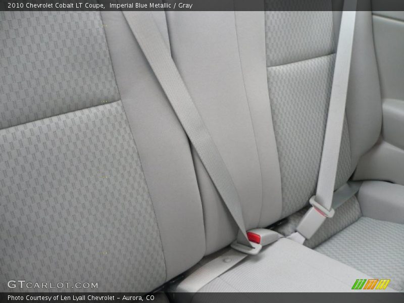  2010 Cobalt LT Coupe Gray Interior