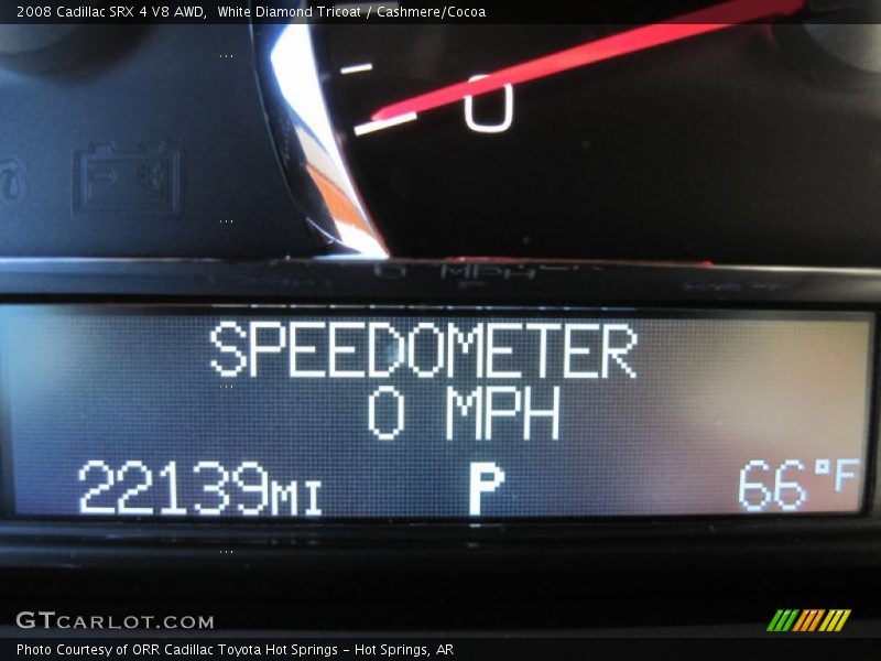 White Diamond Tricoat / Cashmere/Cocoa 2008 Cadillac SRX 4 V8 AWD