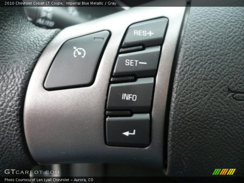 Imperial Blue Metallic / Gray 2010 Chevrolet Cobalt LT Coupe