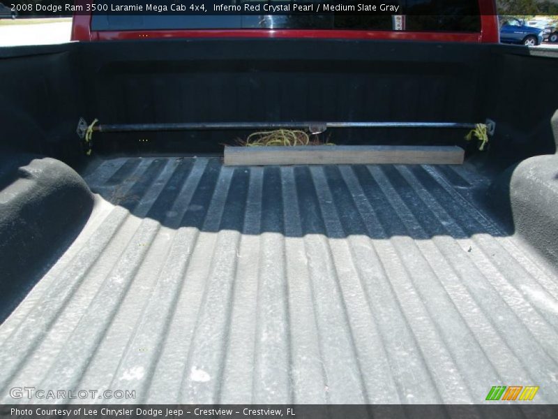 Inferno Red Crystal Pearl / Medium Slate Gray 2008 Dodge Ram 3500 Laramie Mega Cab 4x4
