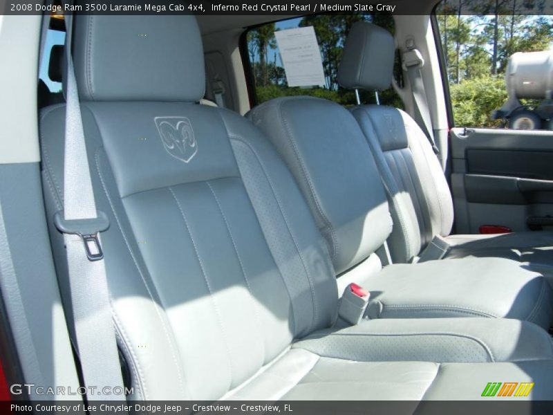  2008 Ram 3500 Laramie Mega Cab 4x4 Medium Slate Gray Interior