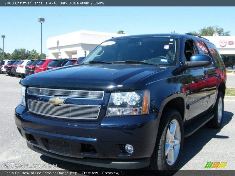 Dark Blue Metallic / Ebony 2008 Chevrolet Tahoe LT 4x4