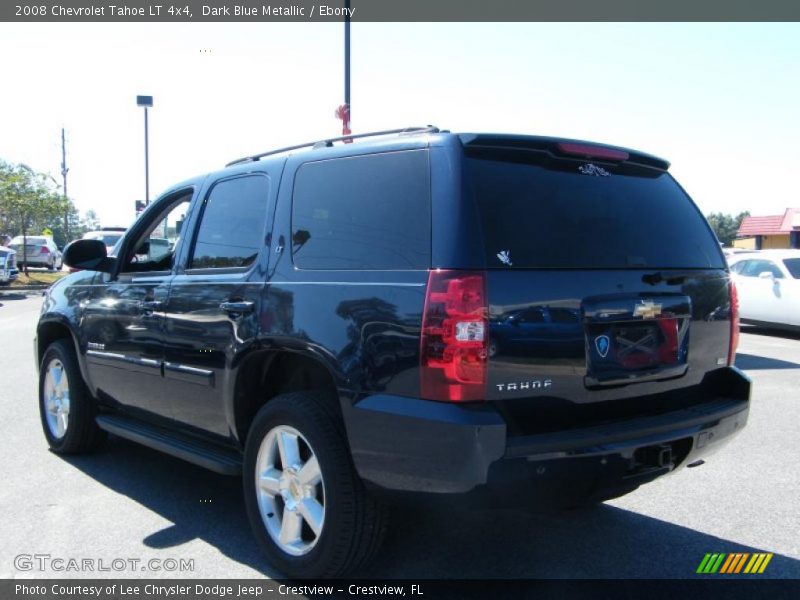 Dark Blue Metallic / Ebony 2008 Chevrolet Tahoe LT 4x4