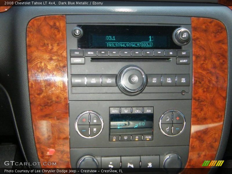 Dark Blue Metallic / Ebony 2008 Chevrolet Tahoe LT 4x4