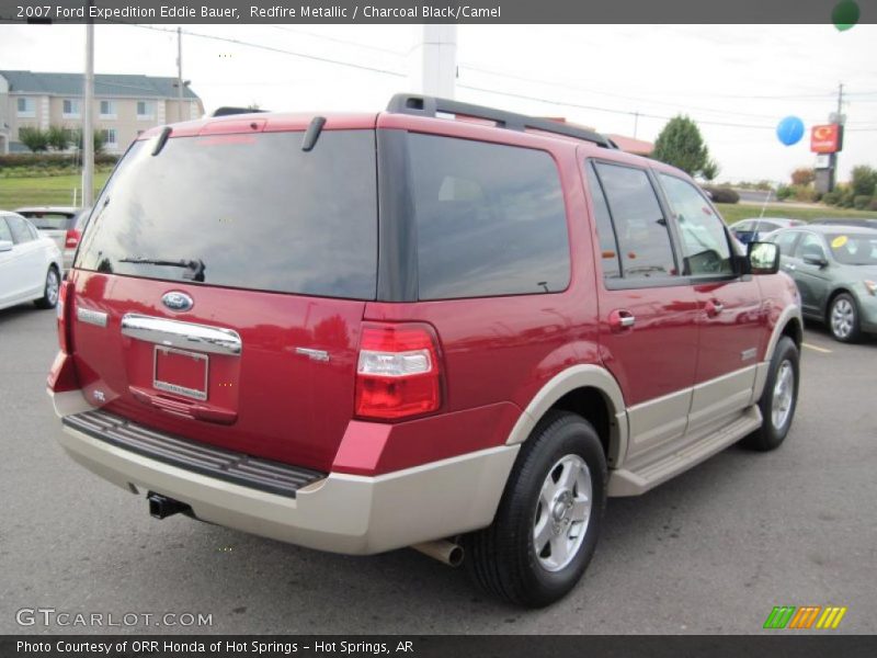 Redfire Metallic / Charcoal Black/Camel 2007 Ford Expedition Eddie Bauer