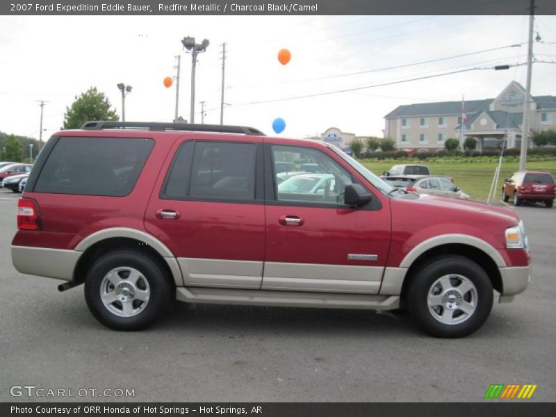 Redfire Metallic / Charcoal Black/Camel 2007 Ford Expedition Eddie Bauer