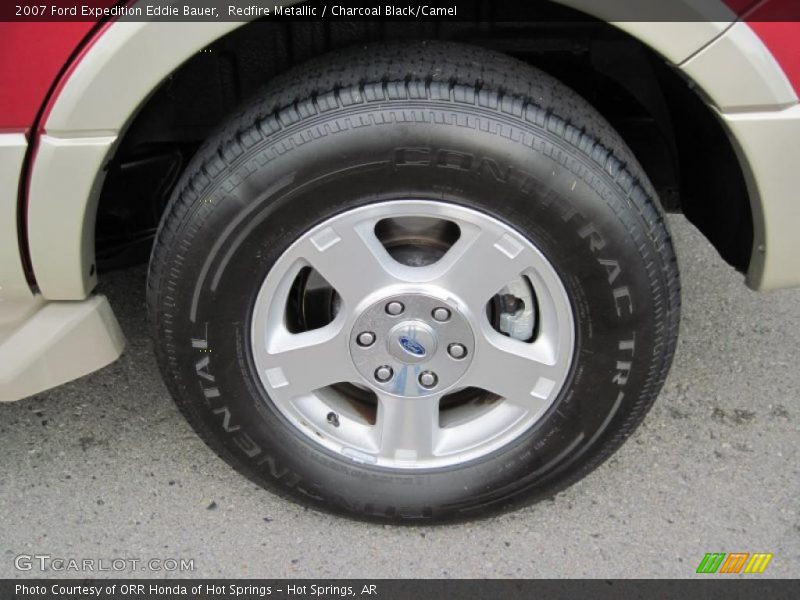 Redfire Metallic / Charcoal Black/Camel 2007 Ford Expedition Eddie Bauer