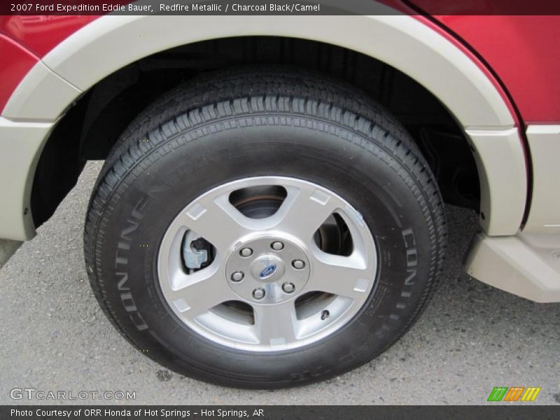 Redfire Metallic / Charcoal Black/Camel 2007 Ford Expedition Eddie Bauer