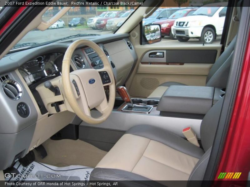Redfire Metallic / Charcoal Black/Camel 2007 Ford Expedition Eddie Bauer