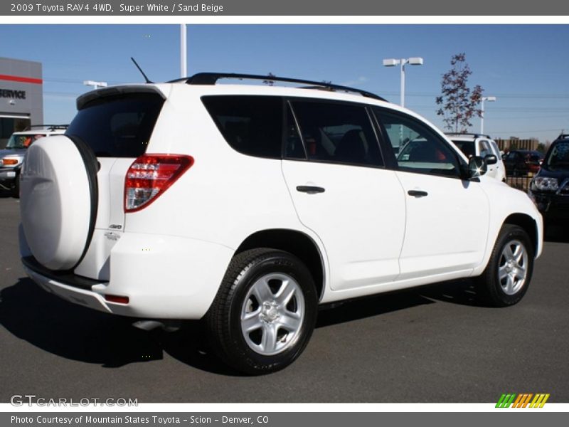 Super White / Sand Beige 2009 Toyota RAV4 4WD