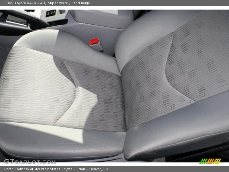 Super White / Sand Beige 2009 Toyota RAV4 4WD