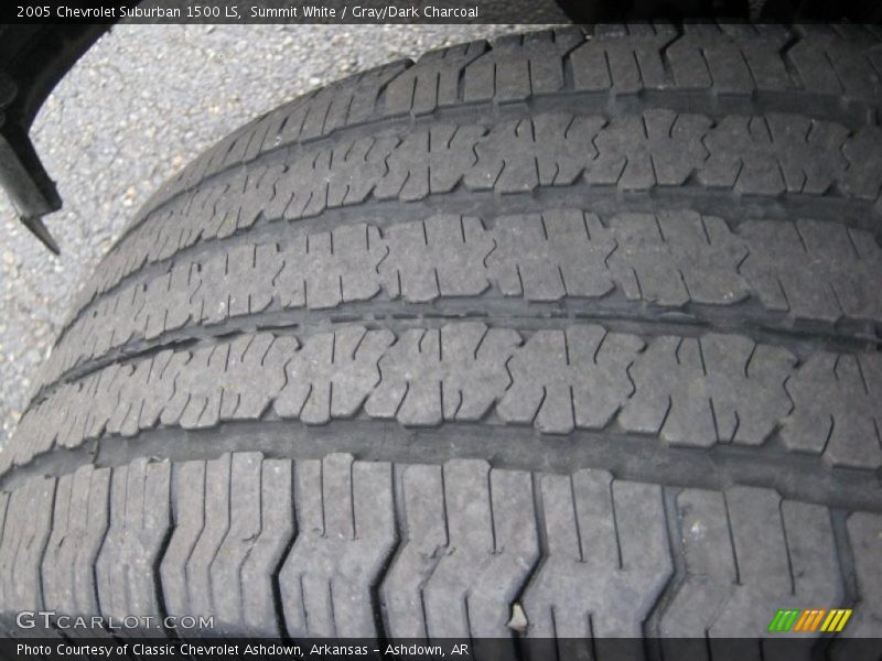 Summit White / Gray/Dark Charcoal 2005 Chevrolet Suburban 1500 LS