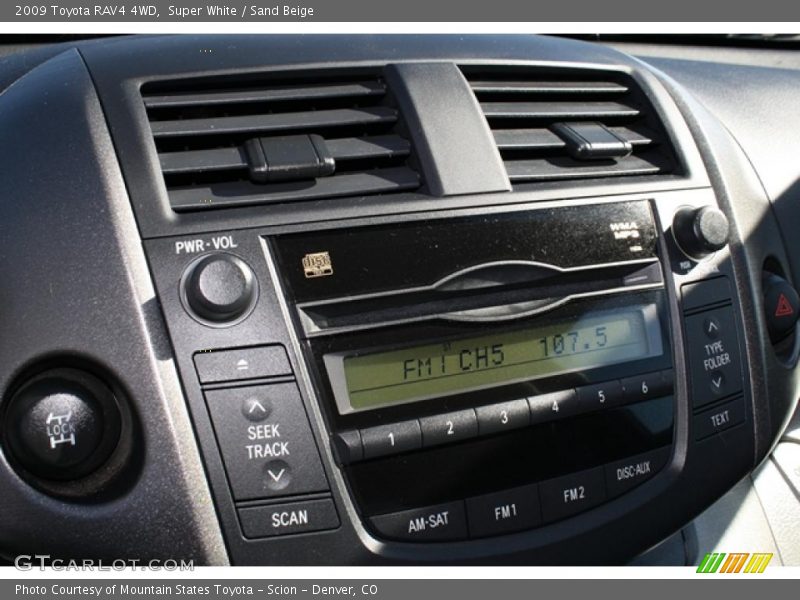 Super White / Sand Beige 2009 Toyota RAV4 4WD