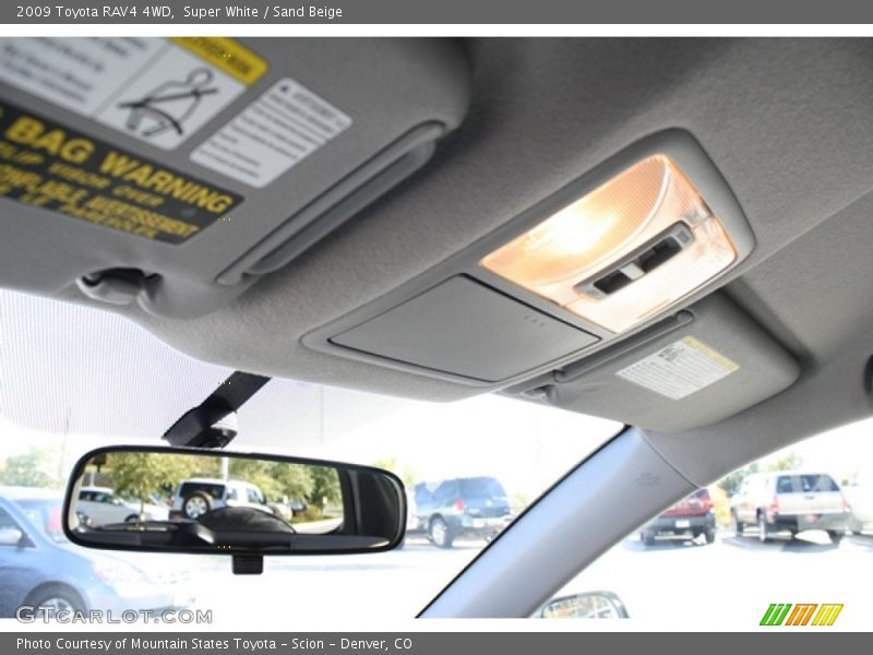 Super White / Sand Beige 2009 Toyota RAV4 4WD
