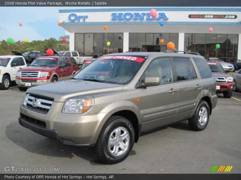 Mocha Metallic / Saddle 2008 Honda Pilot Value Package