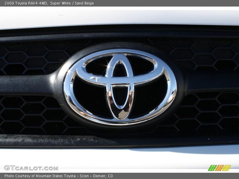 Super White / Sand Beige 2009 Toyota RAV4 4WD