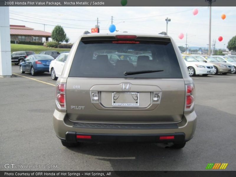 Mocha Metallic / Saddle 2008 Honda Pilot Value Package