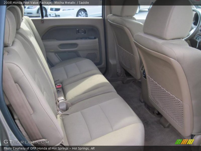  2008 Pilot Value Package Saddle Interior