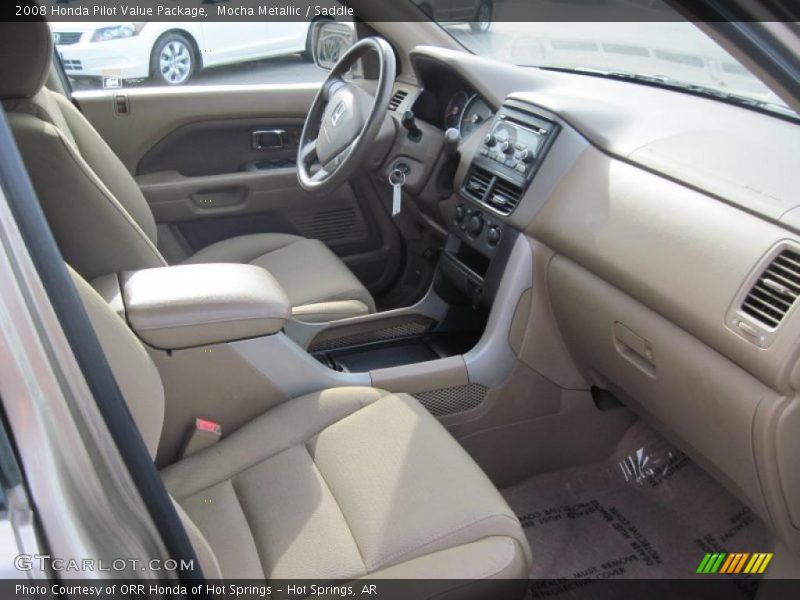  2008 Pilot Value Package Saddle Interior