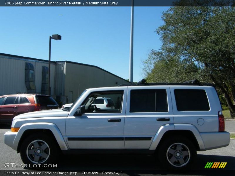 Bright Silver Metallic / Medium Slate Gray 2006 Jeep Commander