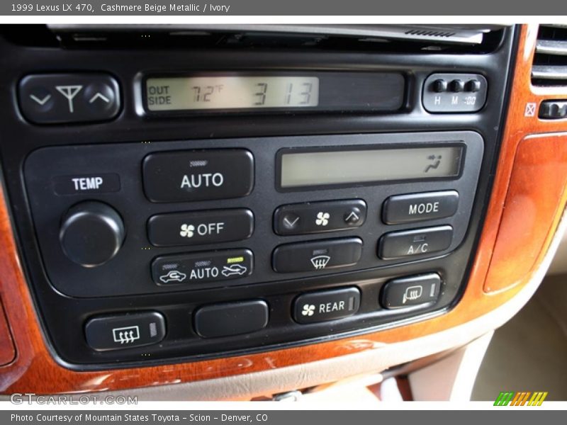 Controls of 1999 LX 470