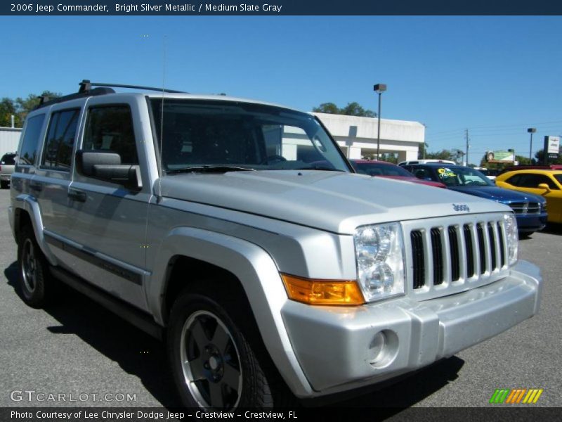 Bright Silver Metallic / Medium Slate Gray 2006 Jeep Commander