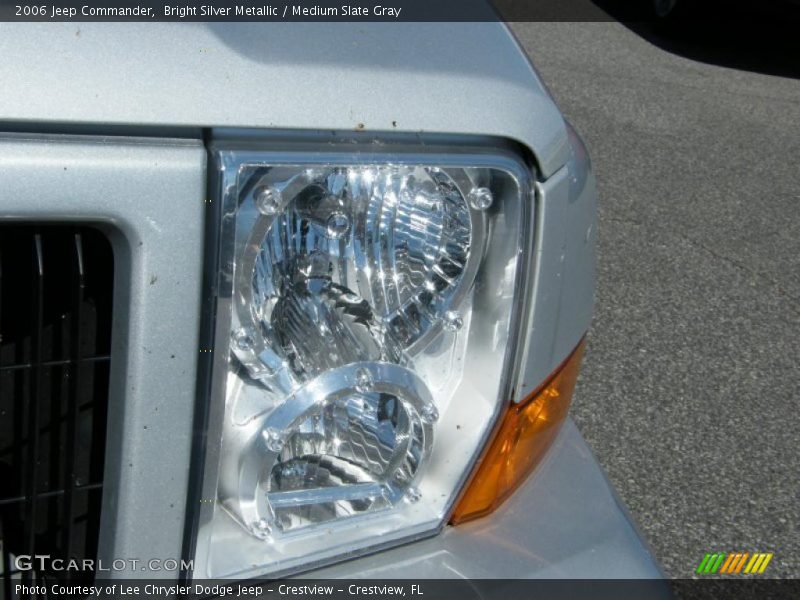 Bright Silver Metallic / Medium Slate Gray 2006 Jeep Commander