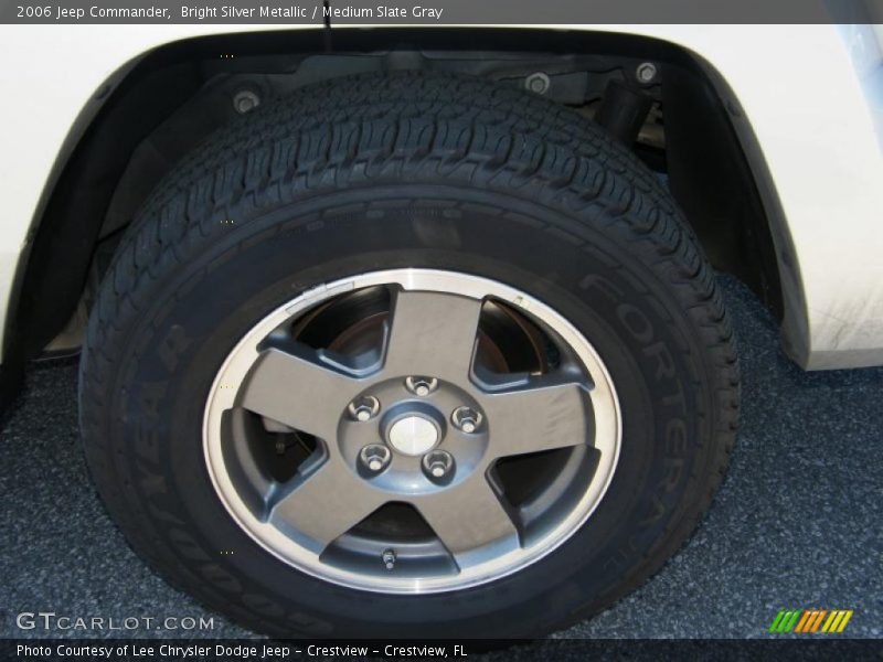 Bright Silver Metallic / Medium Slate Gray 2006 Jeep Commander