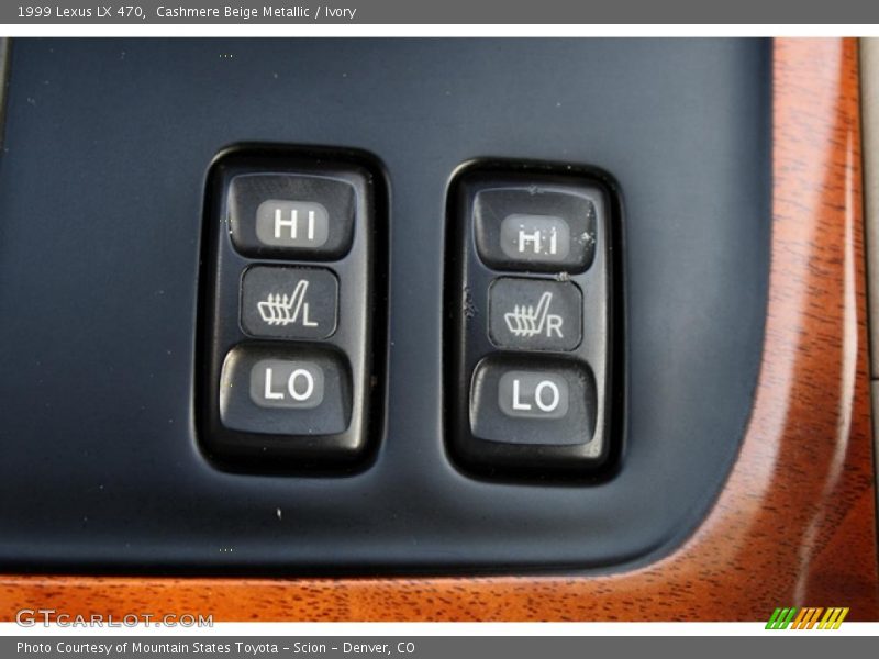 Controls of 1999 LX 470