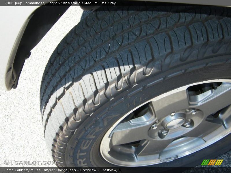 Bright Silver Metallic / Medium Slate Gray 2006 Jeep Commander
