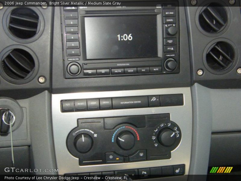 Bright Silver Metallic / Medium Slate Gray 2006 Jeep Commander