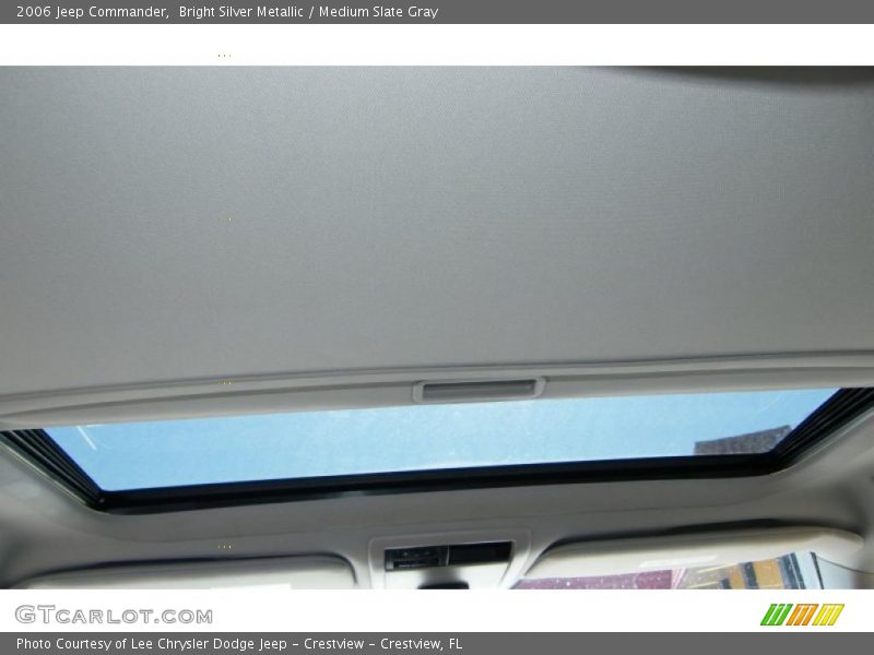 Bright Silver Metallic / Medium Slate Gray 2006 Jeep Commander