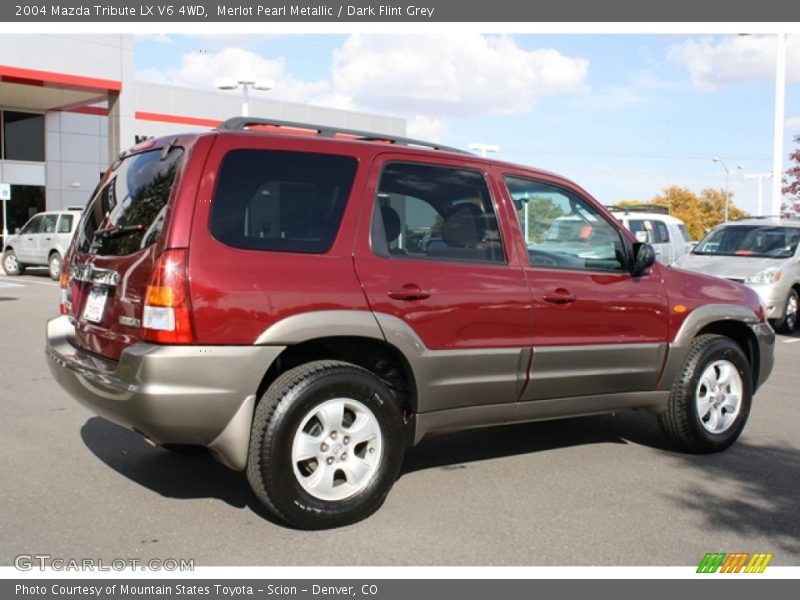 Merlot Pearl Metallic / Dark Flint Grey 2004 Mazda Tribute LX V6 4WD