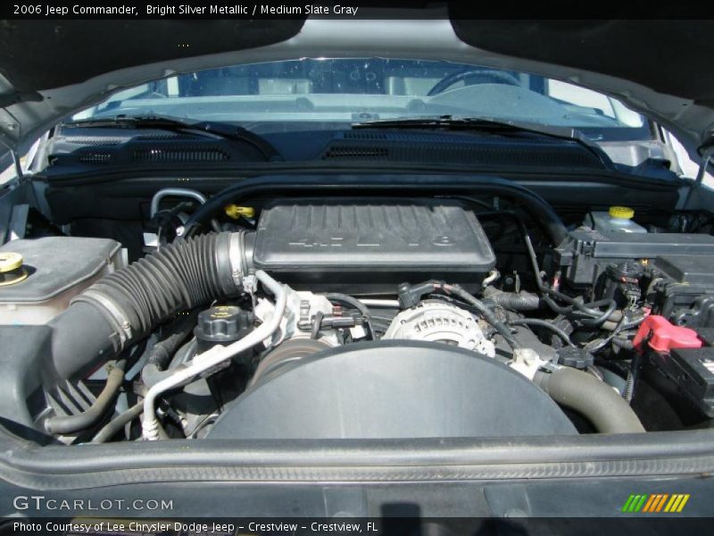 Bright Silver Metallic / Medium Slate Gray 2006 Jeep Commander